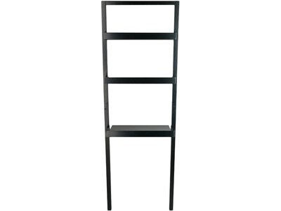 Winsome Bellamy 3-Shelf 69"H Leaning Bookcase, Black (29323)