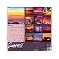 2021 TF Publishing 12" x 12" Wall Calendar, Sunsets, Multicolor (21-1095)