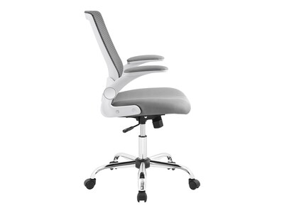 Serta Works Creativity Mesh Back Polyester Computer and Desk Chair, Gray (CHR10023B)