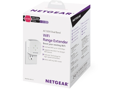 Netgear Range EX6110-100NAS Dual Band 2.4/5GHz Wireless Extender