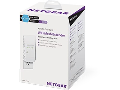 Netgear Mesh EX6250-100NAS Dual Band 2.4/5GHz Wireless Extender