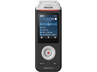 Philips VoiceTracer Digital Voice Recorder, 8 GB (DVT2110)