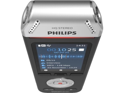 Philips VoiceTracer Digital Voice Recorder, 8 GB (DVT2110)