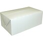 Dixie Paperboard Food Takeout Box, 2.75" x 7" x 4.25", White, 500/Carton
