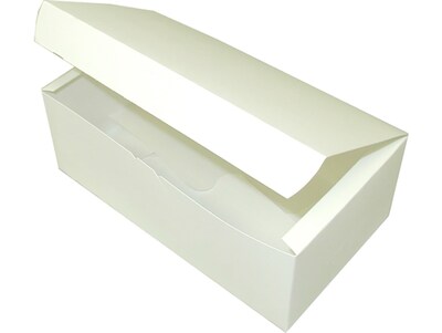 Dixie Paperboard Food Takeout Box, 2.75 x 7 x 4.25, White, 300/Carton