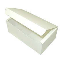 Dixie Paperboard Food Takeout Box, 2.75 x 7 x 4.25, White, 300/Carton