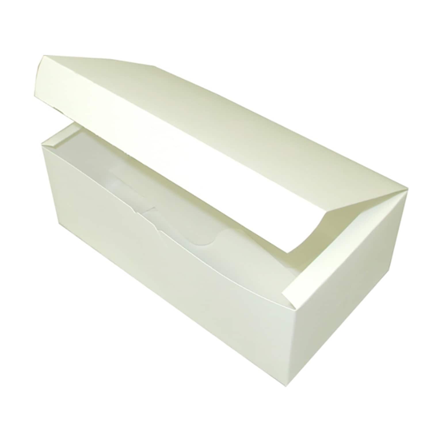 Dixie Paperboard Food Takeout Box, 2.75 x 7 x 4.25, White, 300/Carton