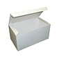 Dixie Paperboard Food Takeout Box, 4.5" x 9" x 5", White, 250/Carton