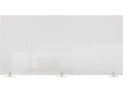 Ghent 24.06 x 47.5 Acrylic Non-Tackable Panel Extender, Clear (PEC2448-T)