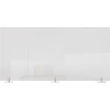 Ghent 24.06 x 47.5 Acrylic Non-Tackable Panel Extender, Clear (PEC2448-T)