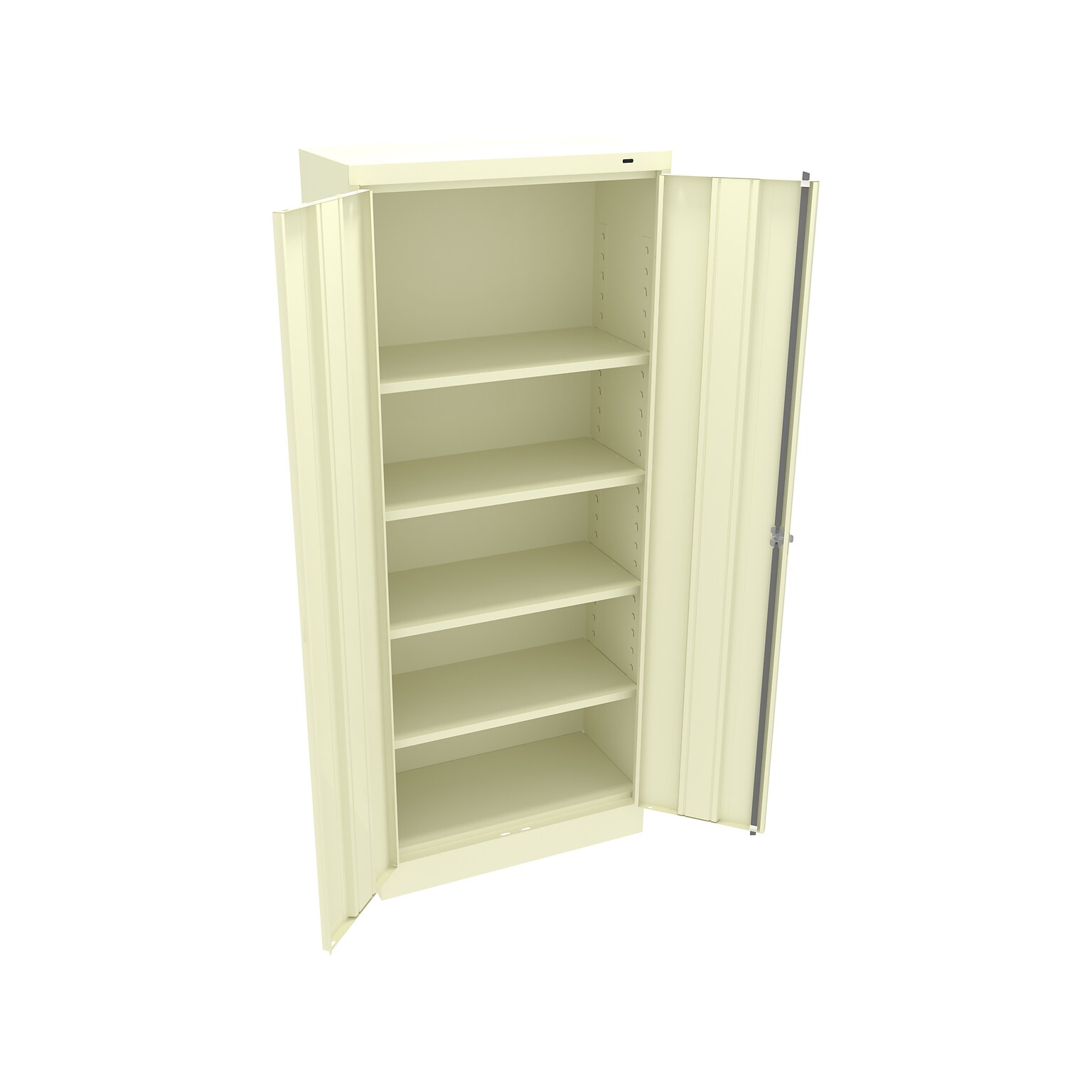 Tennsco Standard 72 Steel Storage Cabinet with 5 Shelves, Champagne/Putty (7215AMZ-CPY)