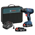 Bosch GSR18V-190B22 18V 1/2 in. Compact Drill/Driver Kit with 1.5 Ah SlimPack Batteries