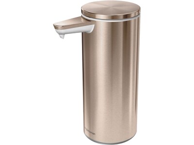 simplehuman Universal Automatic Hand Soap Dispenser, Rose Gold (ST1046)