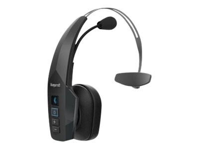 BlueParrott B350-XT Wireless Noise Canceling Mono Bluetooth Headset, Over-the-Head, Black (204260)