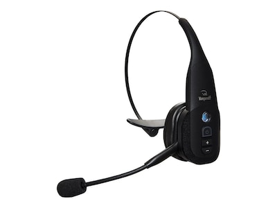 BlueParrott B350-XT Wireless Noise Canceling Mono Bluetooth Headset, Over-the-Head, Black (204260)