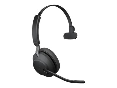 jabra Evolve2 65 UC Mono USB-A Bluetooth Mono Computer Headset, UC Certified, Black (26599-889-899)