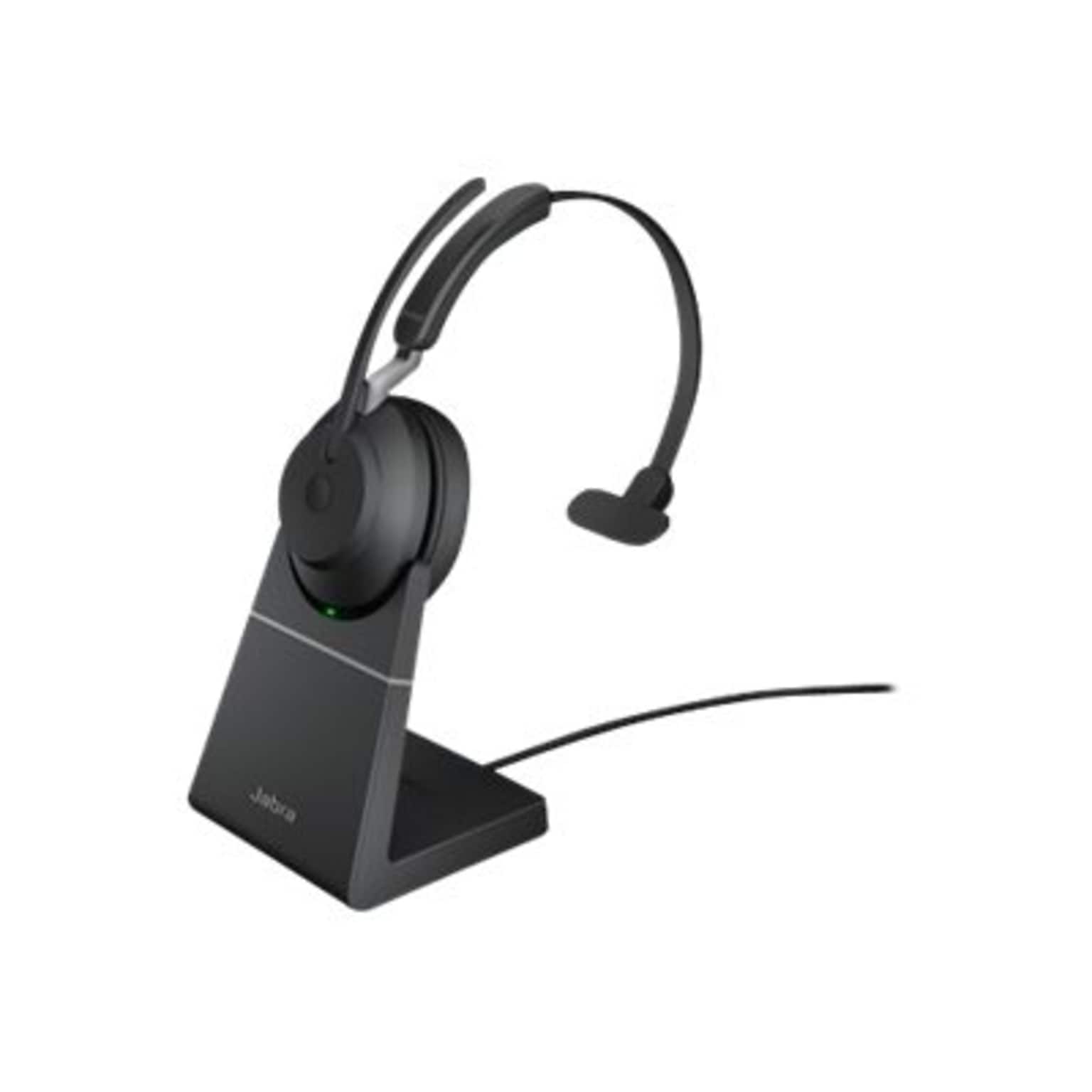jabra Evolve2 65 UC Mono USB-A Noise Canceling Bluetooth Mono Computer Headset (26599-889-889)