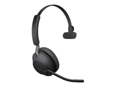 jabra Evolve2 65 MS Mono USB-A Bluetooth Mono Computer Headset, MT Certified, Black (26599-899-999