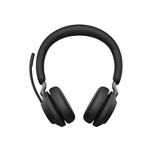 jabra Evolve2 65 UC Stereo USB-A Noise Canceling Bluetooth Stereo Computer Headset, Black (26599-989