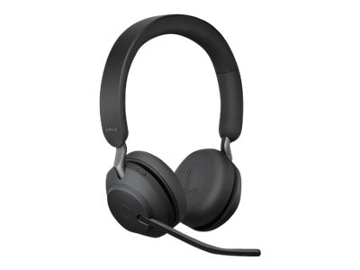 jabra Evolve2 65 UC Stereo USB-A Noise Canceling Bluetooth Stereo Computer Headset, Black (26599-989