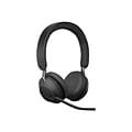 jabra Evolve2 65 UC Stereo USB-A Noise Canceling Bluetooth Stereo Computer Headset, Black (26599-989