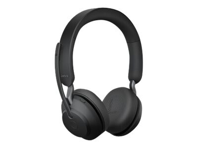 jabra Evolve2 65 UC Stereo USB-A Noise Canceling Bluetooth Stereo Computer Headset, Black (26599-989-889)