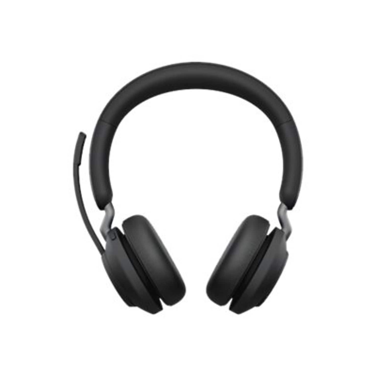jabra Evolve2 65 MS Stereo USB-A Bluetooth Stereo Computer Headset, UC Certified, Black (26599-999-899)