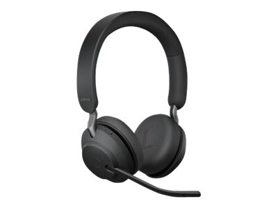 jabra Evolve2 65 UC Stereo USB-A Bluetooth Stereo Computer Headset, UC Certified, Black (26599-989-999)