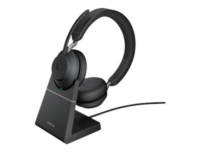 jabra Evolve2 65 UC Stereo USB-A Noise Canceling Bluetooth Stereo Computer Headset, Black (26599-989