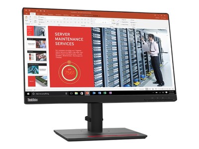 Lenovo ThinkVision T22i-20 61FEMAT6US 21.5" LED Monitor, Raven Black