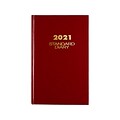 2021 AT-A-GLANCE 7.67 x 12.13 Planner, Standard Diary, Red (SD376-13-21)