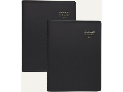 2021 AT-A-GLANCE 8.5 x 11 Appointment Book, Eight-Person, Black (70-212-71)