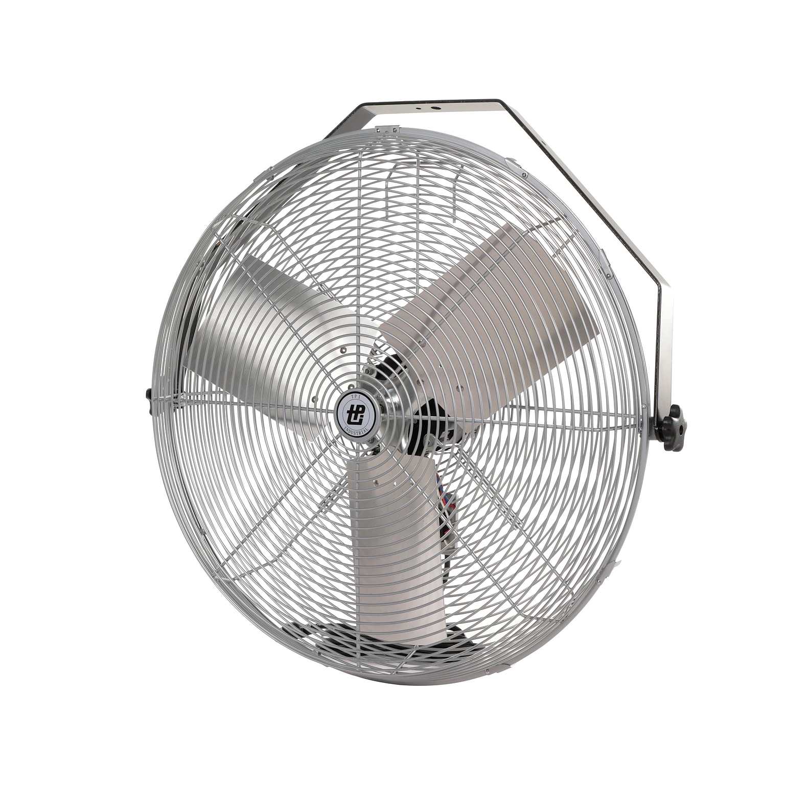 TPI Workstation 27 3-Speed Wall Fan, Gray/Black (08540702)