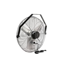 TPI Workstation 27 3-Speed Wall Fan, Gray/Black (08540702)