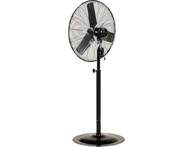 TPI Heavy Duty 30 3-Speed Pedestal Fan, Black (08761702)