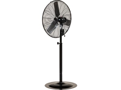 TPI Heavy Duty 30" 3-Speed Pedestal Fan, Black (08761702)