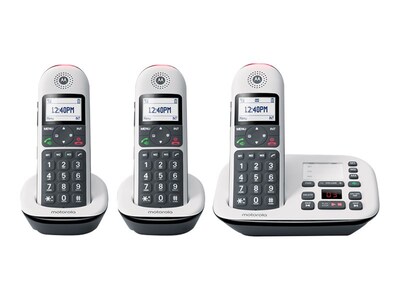 Motorola CD5 Series CD5013 Single Line Conference Telephone, Black/White (CD5013)