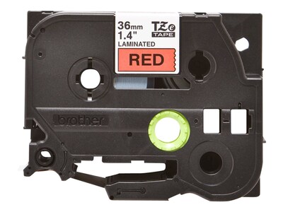 Brother P-touch TZE-461 Label Maker Tape, 1.42W, Black on Red
