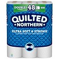 Quilted Northern Ultra Soft & Strong Toilet Paper, 2-Ply, White, 164 Sheets/Roll, 24 Rolls/Pack (942835)