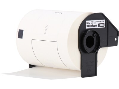 Brother DK-1247 Large Shipping Paper Labels, 6-4/10" x 4-7/100", Black on White, 180 Labels/Roll, 3 Rolls/Box (DK-12473PK)
