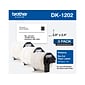 Brother DK-1202 Label Printer Labels, 2.4" x 3.9", White, Labels/Roll, 3 Rolls/Box (DK-12023PK)