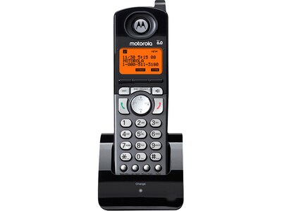 Motorola ML25055 2-Line Cordless Phone, Black