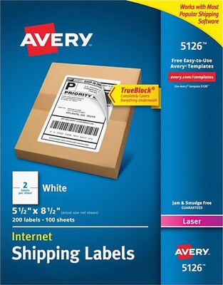 Avery 5126 (5 1/2" x 8 1/2")