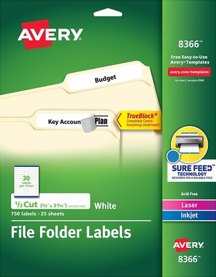 Avery 8366 (2/3" x 3 7/16")