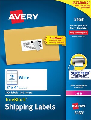Avery 5163 (2" x 4")