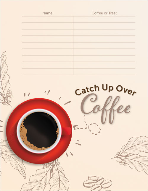 Coffee sign-up sheet